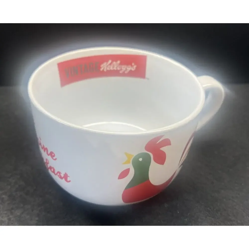 Vintage Style Retro Kelloggs Cornflakes Cereal Bowl Mug 2016 Kimm & Miller‎